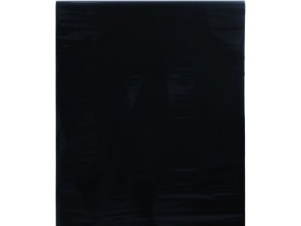 Okenní fólie statická matná černá 90 x 500 cm PVC [155835]