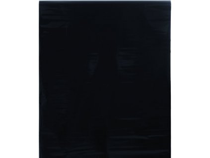 Okenní fólie statická matná černá 45 x 1 000 cm PVC [155830]