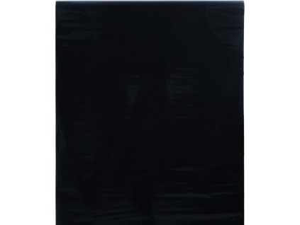 Okenní fólie statická matná černá 45 x 2 000 cm PVC [155831]