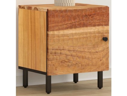 Noční stolek 40 x 33 x 46 cm masivní akáciové dřevo [356851]