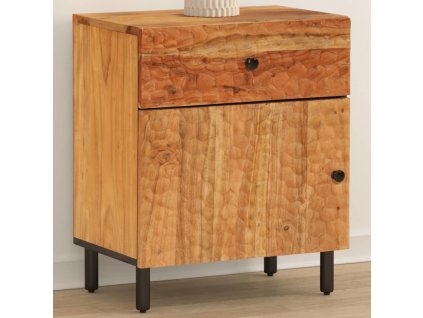 Noční stolek 50x33x60 cm masivní akáciové dřevo [356863]