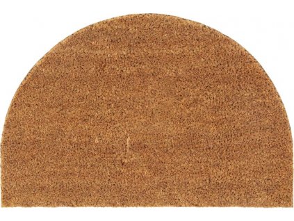 Rohožka před dveře půlkruhová 40 x 60 cm kokosové vlákno [155599]
