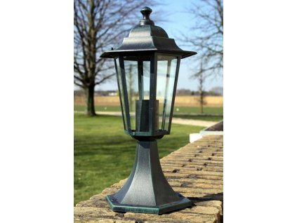 Zahradní lampa - zelená - 41cm [40249]