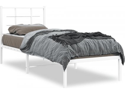 Kovový rám postele s čelem 80 x 200 cm [355601]