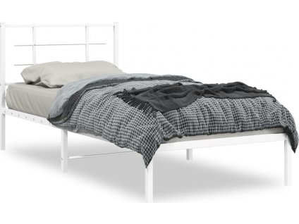 Kovový rám postele s čelem 90 x 200 cm [355603]
