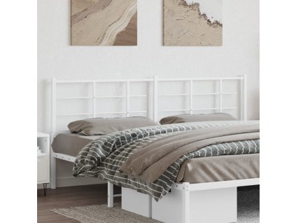 Kovové náhradní čelo postele 200 cm [355648] (Barva Bílá)