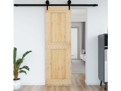 Dveře NARVIK 70 x 210 cm masivní borové dřevo [154436]