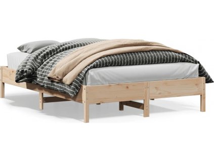 Rám postele 150 x 200 cm masivní borovice [842694]