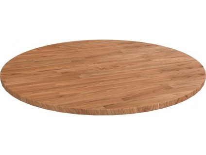Kulatá stolní deska Ø90x1,5 cm ošetřený masivní dub [342964]
