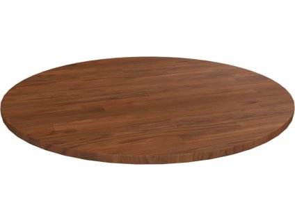 Kulatá stolní deska Ø80x1,5 cm ošetřený masivní dub [342963]