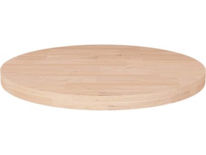 Kulatá stolní deska Ø40x2,5 cm masivní dub bez povrchové úpravy [342901]