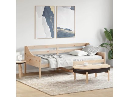 Válenda bez matrace voskově 80 x 200 cm masivní borovice [842826] (Barva Přírodní)