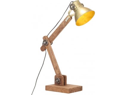 Industriální stolní lampa mosazná kulatá 58 x 18 x 90 cm E27 [320552]