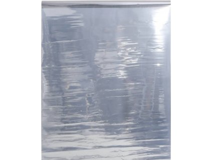 Solární fólie statická reflexní efekt stříbrná 45 x 500 cm PVC [155859]