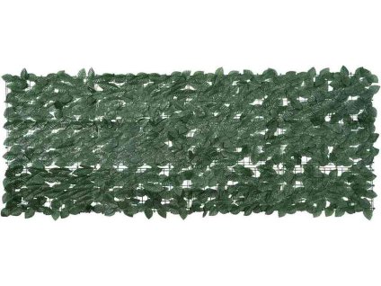 Balkonová zástěna se mi listy 200 x 75 cm [367840] (Barva Tmavě zelená)