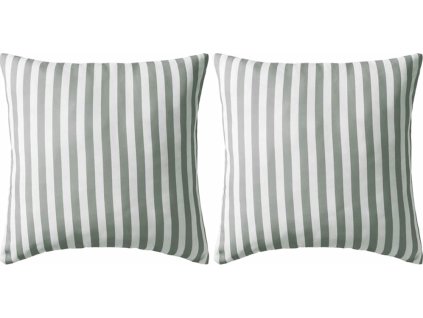 Venkovní polštáře 2 ks 45x45 cm [132309] (Barva šedý proužek)
