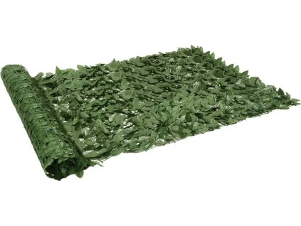 Balkonová zástěna se mi listy 300 x 150 cm [3216424] (Barva Tmavě zelená)