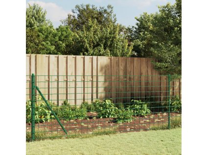 Drátěný plot s přírubami 0,8x10 m [154176]