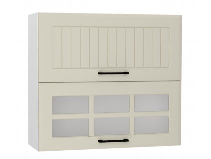 W80GRF2SD h. skříňka 2-dveřová výklopná INGRID bílá/coffee mat
