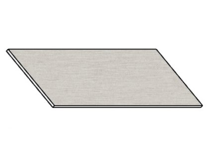 Kuchyňská pracovní deska 200 cm aluminium mat