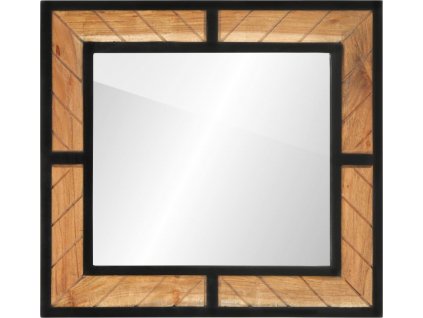 Koupelnové zrcadlo 60 x 1 x 55 cm masivní akáciové dřevo [372750]