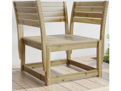 Zahradní židle masivní borové dřevo [844678]