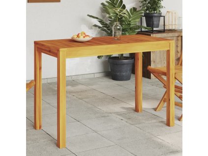 Zahradní jídelní stůl 110 x 55 x 75 cm masivní akáciové dřevo [366368]