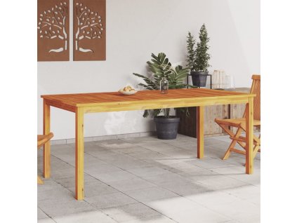 Zahradní jídelní stůl 180 x 90 x 75 cm masivní akáciové dřevo [366371]