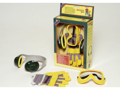 Dětské nářadí Klein Bosch, set sluchátka rukavice brýle [690919]