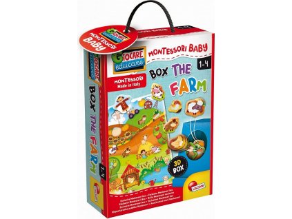 Hračka Liscianigioch Montessori Baby Box The Farm - Vkládačka farma [6002954]