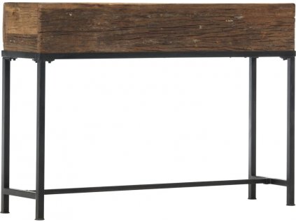 Konzolový stolek 120 x 30 x 80 cm masivní recyklované dřevo [282891]