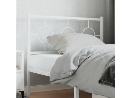 Kovové náhradní čelo postele 100 cm [376304] (Barva Bílá)