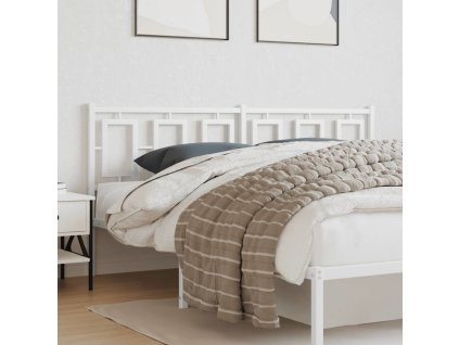 Kovové náhradní čelo postele 180 cm [374326] (Barva Bílá)