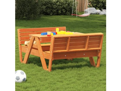 Piknikový stůl pro děti 88x122x58 cm masivní borové dřevo [844657]