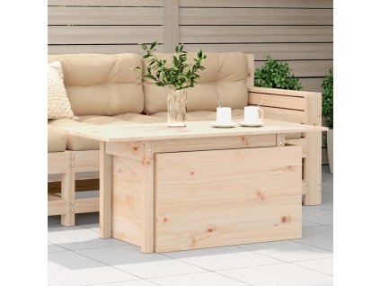 Zahradní stůl 100 x 50 x 75 cm masivní borové dřevo [844908]