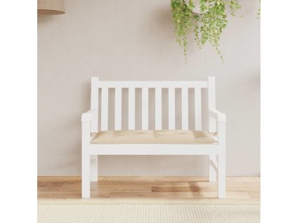 Poduška na zahradní lavici 110x50x7cm látka oxford [361814] (Barva Béžová)