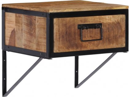 Noční stolek 40 x 35 x 40 cm masivní mangovníkové dřevo [358916]