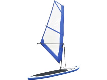 Nafukovací Stand Up Paddleboard s plachtou zeleno-bílý [92210]