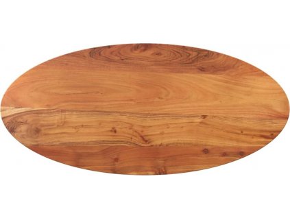 Stolní deska 110 x 40 x 2,5 cm oválná masivní akáciové dřevo [370801]