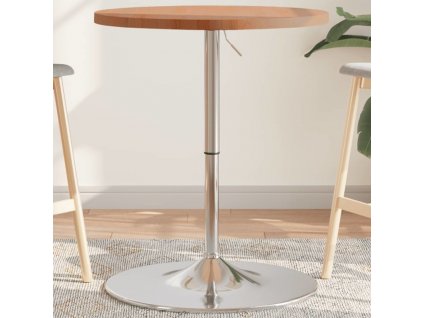 Barový stolek Ø 60 x 90,5 cm masivní bukové dřevo [3270630]