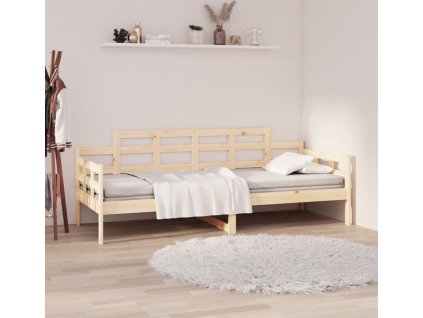 Válenda masivní borové dřevo 80 x 200 cm [820332] (Barva Přírodní)