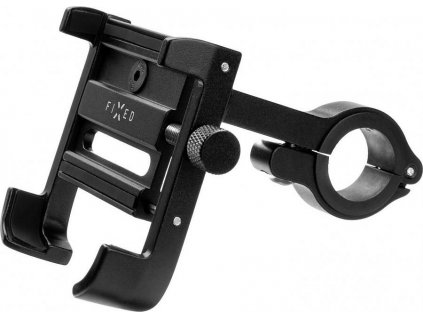 Držák FIXED Hliníkový držák mobilního telefonu na kolo FIXED Bikee ALU 2 s otočnou hlavou, černý [7380122]