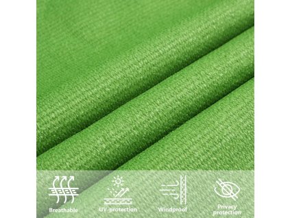 Plachta proti slunci 160 g/m² obdélník 4 x 7 m HDPE [311630] (Barva Červená)