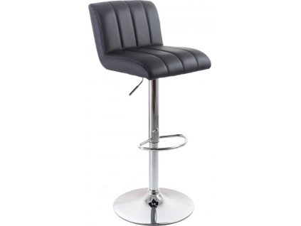 Barová židle G21 Malea koženková, prošívaná black [60023096]