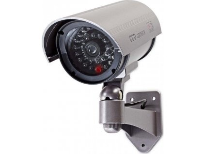 Atrapa Nedis bezpečnostní bullet kamery IP44, šedá [70246331]