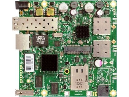 RouterBoard Mikrotik RB922UAGS-5HPacD 802.11ac 2x2 two chain, RouterOS L4, miniPCIe, USB, SFP, SIM, 1xGLAN, 2xMMCX [52949814]