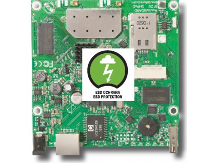 RouterBoard Mikrotik RB912UAG-5HPnD 600 MHz, 1x miniPCIe, 2x MMCX, 1x LAN, 1x USB, 1x SIM vč. L4 [52908142]