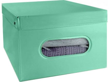 Box Compactor skládací úložný, PVC Nordic, 50 x 38.5 x 24 cm, zelený