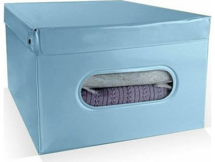 Box Compactor skládací úložný, PVC Nordic, 50 x 38.5 x 24 cm, světle modrý [6104115]