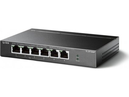 Switch TP-Link TL-SF1006P 6x LAN, 4x PoE+, 67W, kov [52451517]